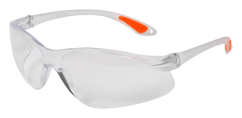 AVIT AV13021 WRAPAROUND SAFETY GLASSES, CLEAR