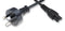 VOLEX VC-1434-21-180 Mains Power Cord, Mains Plug, Australia, IEC 60320 C5, 5.9 ft, 1.8 m, Black