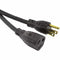 VOLEX 17461 Mains Power Cord, NEMA 5-15R, NEMA 5-15P, 10 ft, 3 m, Black