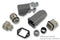 HARTING 10200030003 Connector Kit, Wire To Wire, Han 3A Hood, M20 Cable Gland & 3Pos+PE Inserts, Han 3A