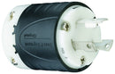 PASS & SEYMOUR L630P Power Entry Connector, Power Entry, 30 A, Black, White, Nylon (Polyamide) Body, 250 V