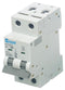 EUROPA COMPONENTS EUC2P4C Thermal Magnetic Circuit Breaker, C Curve, EUC2P Series, 230 V, 4 A, 2 Pole, DIN Rail