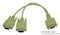 DIGITHEAD C-1802Y-001 Computer Cable, D Subminiature Socket, 9 Way, D Subminiature Plug, 9 Way, x 2, 1 ft, 304.8 mm