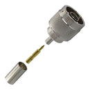 AMPHENOL RF 172166 RF / Coaxial Connector, N Coaxial, Straight Plug, Crimp, 50 ohm