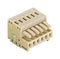 WAGO 734-102 Pluggable Terminal Block, 3.5 mm, 2 Ways, 28 AWG, 14 AWG, 1.5 mm&iuml;&iquest;&frac12;, Clamp