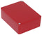 HAMMOND 1590BBSRD IP54 Red Stomp Box Aluminium Instrument Enclosure - 120x94x38mm