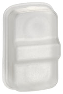 SCHNEIDER ELECTRIC ZBA710 SW BOOT, DOUBLE, RECT, TRANSPARENT
