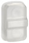 SCHNEIDER ELECTRIC ZBA710 SW BOOT, DOUBLE, RECT, TRANSPARENT