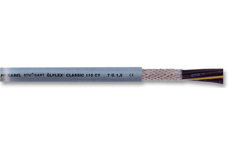 Lapp Kabel 1136304 50M 1136304 50M Multicore Cable &Atilde;�lflex&Acirc;&reg; CY Screened 4 Core 16 AWG 1.5 mm&Acirc;&sup2; 164 ft 50 m