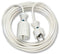 BRENNENSTUHL 1168430 Mains Power Cord, Mains Plug, Schuko, CEE 7/4 Socket, 9.8 ft, 3 m, White