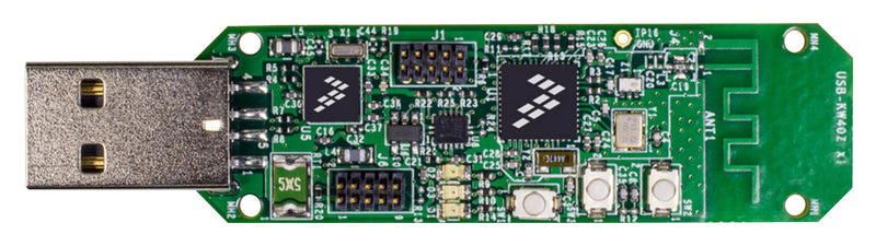 NXP USB-KW41Z Development Platform, Bluetooth Low Energy/IEEE&reg; 802.15.4 Packet Sniffer/USB Dongle