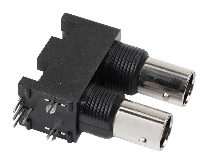 AMPHENOL RF 031-6575 RF / Coaxial Connector, BNC Coaxial, Right Angle Jack, Through Hole Right Angle, 50 ohm