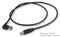 TRIPP-LITE UR022-003-RA USB Cable Assembly, USB Type A Plug, USB Type B Plug, USB 2.0, 3 ft, 900 mm, Black