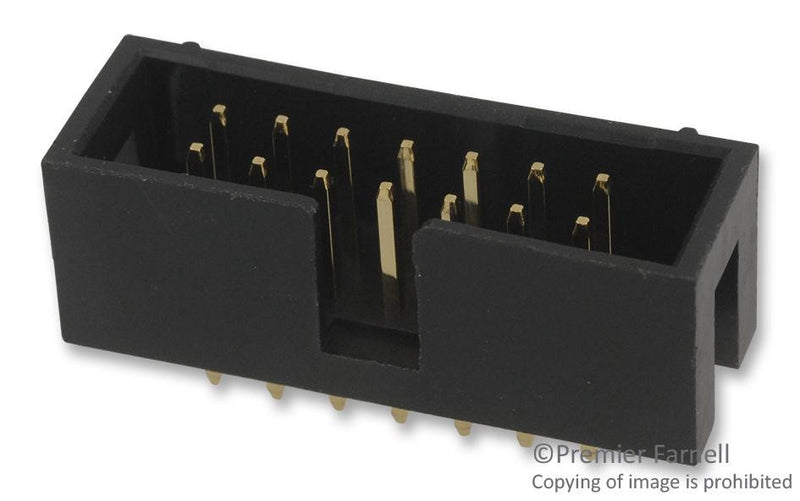3M 30314-6002HB Wire-To-Board Connector, 303 Series, 14 Contacts, Header, 2.54 mm, Through Hole, 2 Rows