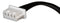 MOLEX 15134-0403 Mains Power Cord, 4Pos, PicoBlade Crimp Socket, PicoBlade Crimp Socket, 11.8 ", 300 mm, Black