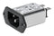 SCHURTER 3-100-776 Power Entry Connector, IEC Inlet C14/C18, 5120 Series, Plug, 250 VAC, 10 A, Panel Mount