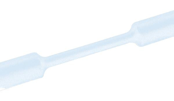 HELLERMANNTYTON TF24-9.5/4.8 PO-X CL 50 Heat Shrink Tubing, 9.5 mm, 0.374 ", 2:1, Transparent, 164 ft, 50 m