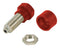 TENMA 76-1666 Binding Post, 36 A, 500 V, Nickel Plated Contacts, Brass, Red
