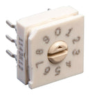 MULTICOMP RBH3-10RAVB Rotary Coded Switch, Cross-head, RBH Series, Through Hole, 10 Position, 24 VDC, BCD, 150 mA