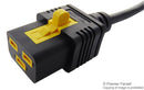 VOLEX VL-2636-33-200 Mains Power Cord, Mains Plug, China, IEC 60320 C19, 6.5 ft, 2 m, Black