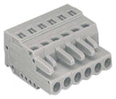 WAGO 231-102/026-000/RN01-0000 Pluggable Terminal Block, 5 mm, 2 Ways, 28 AWG, 12 AWG, 2.5 mm&sup2;, Clamp