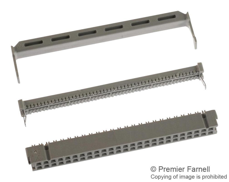 3M 3425-6050 Wire-To-Board Connector, 2.54 mm, 50 Contacts, Receptacle, 3000 Series, IDC / IDT, 2 Rows
