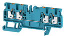 WEIDMULLER 1521700000 DIN Rail Mount Terminal Block, 4 Ways, 28 AWG, 12 AWG, 2.5 mm&sup2;, Push In, 24 A