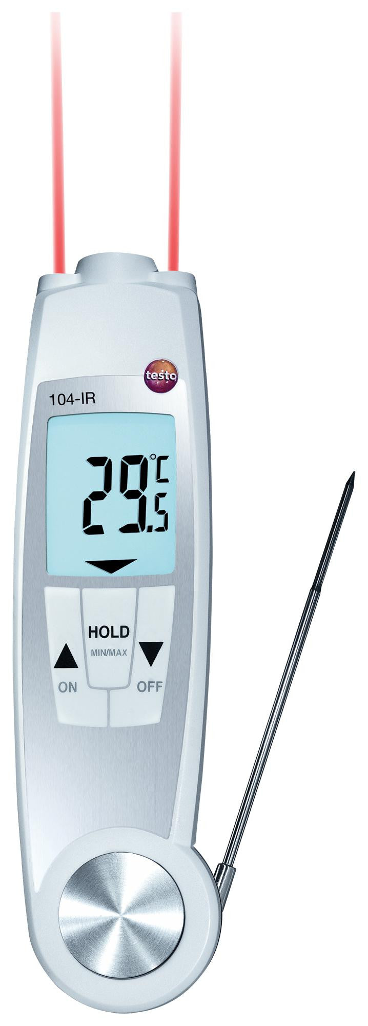 TESTO TESTO 104-IR IR Thermometer, -30&deg;C to +250&deg;C, 1 %, -20 &deg;C, 50 &deg;C