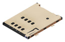 GCT (GLOBAL CONNECTOR TECHNOLOGY) SIM4065-8-1-15-00-A Memory Socket, SIM4065 Series, SIM Socket, 8 Contacts, Copper Alloy, Gold Plated Contacts