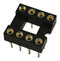 MULTICOMP SPC15525 IC & Component Socket, MP Series, DIP Socket, 8 Contacts, 2.54 mm, 7.62 mm, Gold Plated Contacts