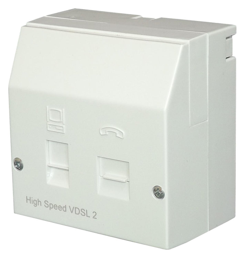 TUK AAVNTECC High Speed Centralised Filter with VDSL2 and NTE5A Telephone Splitter Sockets