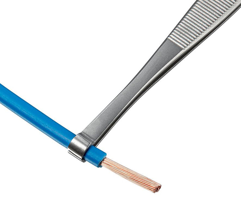 Knipex 92 11 03 92 03 Tweezers Positioning Curve Flat 122 mm Stainless Steel