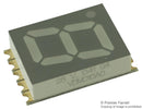 VISHAY VDMO10A0 7-Segment LED Display, Orange, 20 mA, 2 V, 8.25 mcd, 1, 10 mm