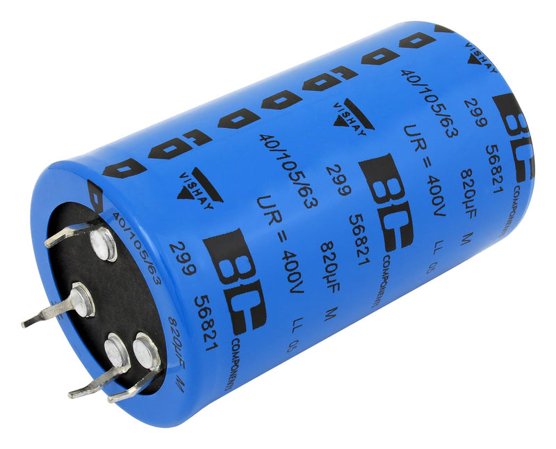 VISHAY MAL229956222E3 Electrolytic Capacitor, 2200 &micro;F, 400 V, 299 PHL-4TSI Series, 5000 hours @ 105&deg;C, &plusmn; 20%