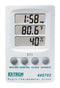 EXTECH INSTRUMENTS 445702 Humidity Meter, 10% to 85% Relative Humidity, 6 %, 1 &deg;C, 109 mm, 71 mm, 20 mm