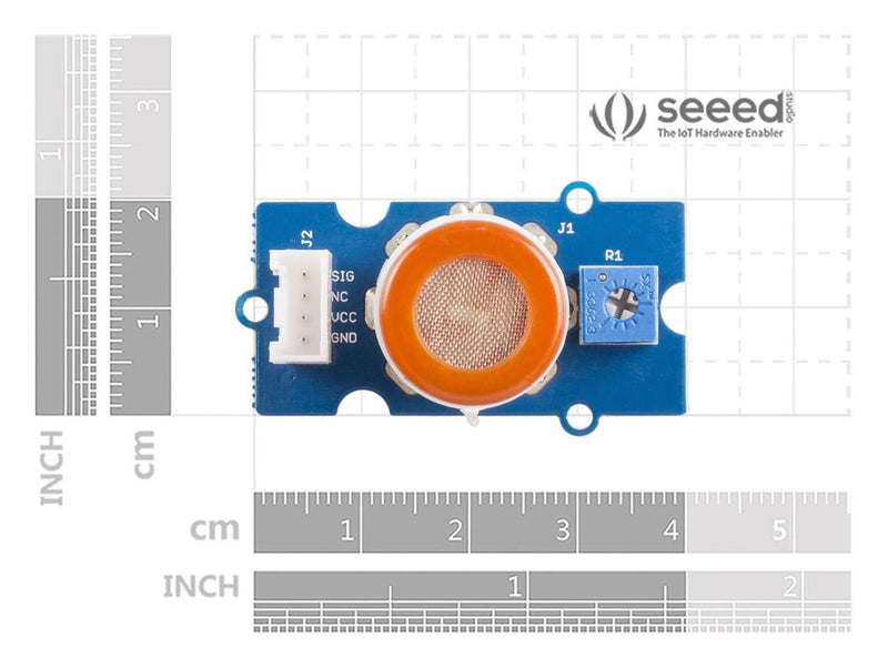 Seeed Studio 101020006 Gas Sensor Module Alcohol Vapour 4.9V to 5.1V Arduino/Raspberry Pi /ArduPy Board