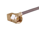 HUBER+SUHNER 16_SMA-50-2-106/111_NE RF / Coaxial Connector SMA Right Angle Plug Solder 50 ohm