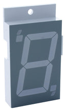 FORGE FEM-1801B350BGWT1 7 Segment LED Display, Blue, 20 mA, 9.9 V, 88 mcd, 1, 46 mm