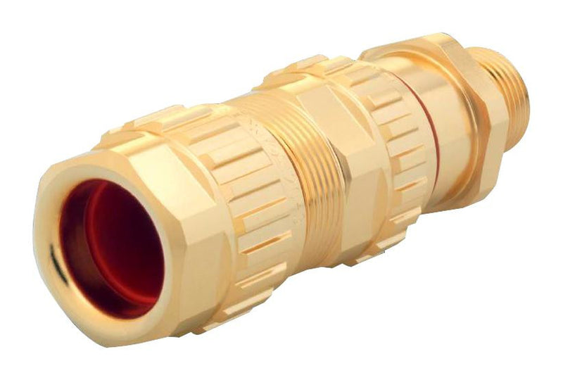 HUMMEL 1.605.2500.50 Cable Gland, EX-D, M25 x 1.5, 16.9 mm, 26 mm, Brass