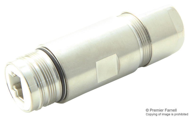 HUMMEL 7.R20.408.000 Sealed Ethernet, 8 Contact, Plug, RJ45, M23 - RJ45, Cable Mount, Gold Plated Contacts