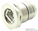 HUMMEL 7.R50.008.000 Sealed Ethernet, 8 Contact, Plug, RJ45, M23 - RJ45, Panel Mount, Gold Plated Contacts