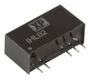 XP POWER IHL0212D09 Isolated Board Mount DC/DC Converter, 2 Output, 2 W, 9 V, 111 mA, -9 V, 111 mA