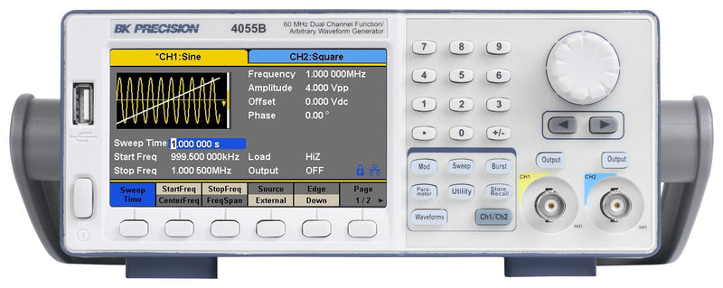 B&K PRECISION BK4055B FUNCTION/ARBITRARY WF GENERATOR, 2CH