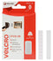 VELCRO VEL-EC60210 White Stick On Hook & Loop Adhesive Tape - 20mm x 1m