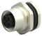 TE CONNECTIVITY T4131012051-000 Sensor Connector, M12, Receptacle, 5 Contacts, Solder Socket, Straight Panel Mount