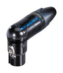 NEUTRIK NC10FRX-14-B XLR Audio Connector, 10 Contacts, Receptacle, Cable Mount, Gold Plated Contacts, Zinc Body