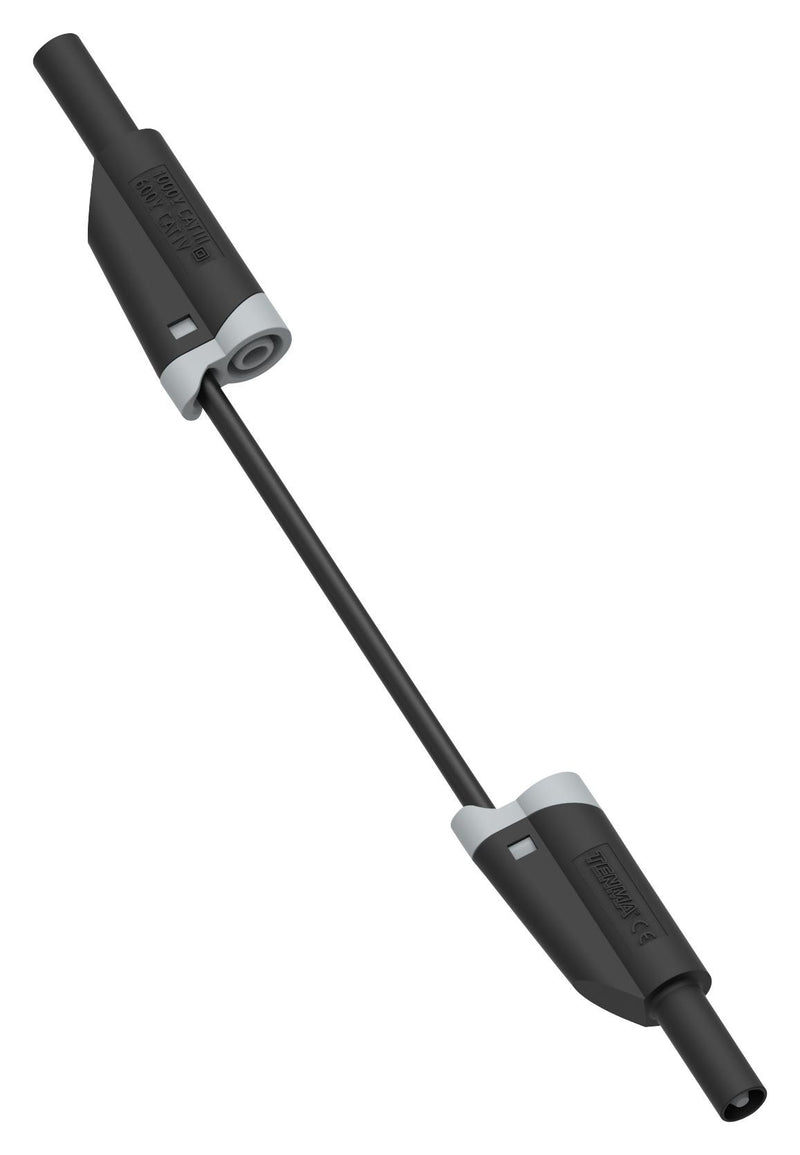 TENMA 76-027 TEST LEAD, BLACK, 1M, 1KV, 12A