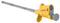 TENMA 76-1568 PINCER CLIP W/ 4MM BANANA JACK, YELLOW