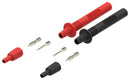 TENMA 76-080 TEST LEAD PROBE KIT, BLACK/RED