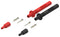 TENMA 76-080 TEST LEAD PROBE KIT, BLACK/RED